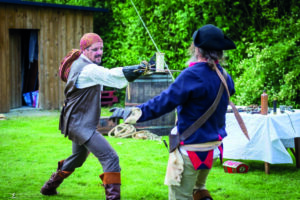 Illustration d'un duel de pirates
