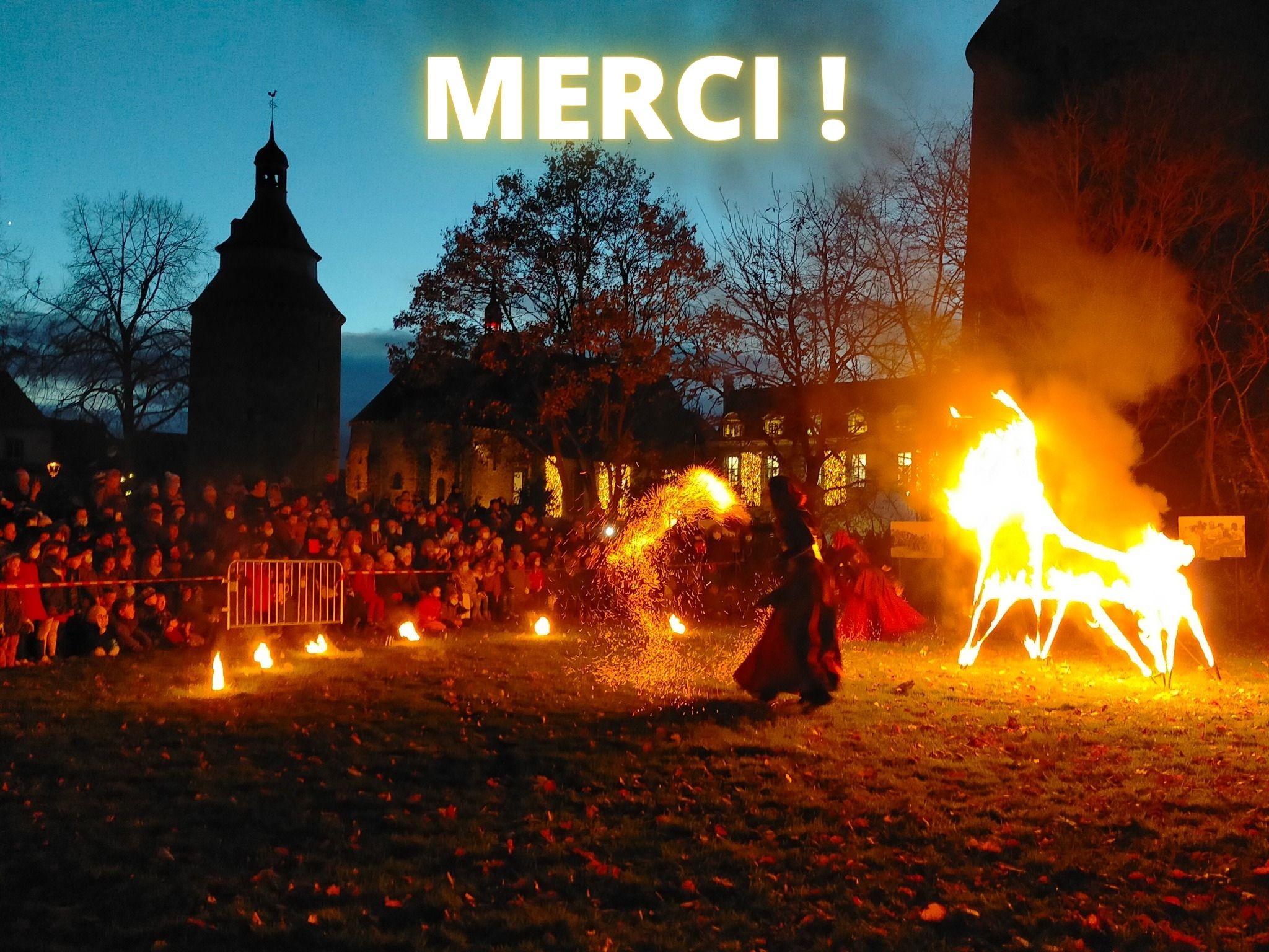 MERCI ! MERCI - spectacle feu
