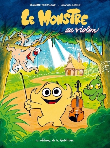 Couverture du livre "Le monstre au violon"
