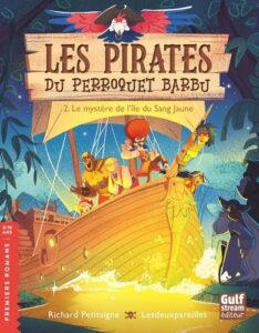 Couverture du livre "Le mystère de l'île du sang jaune", tome 2